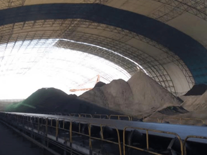 苏州煤棚料仓网架